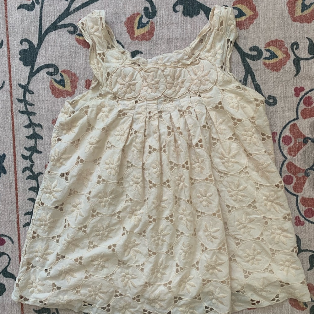 Vivienne Tam eyelet tank top
